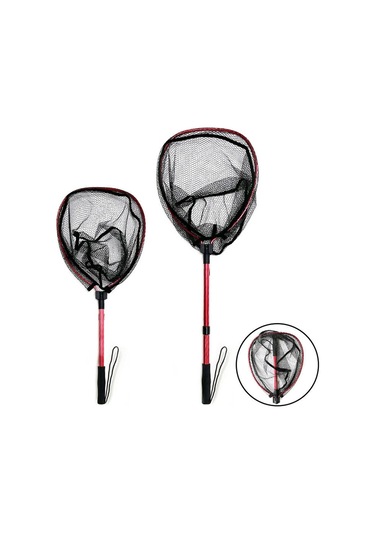 Suntek Balık Ağı Teleskopik Saplı 1-bölüm-kırmızı