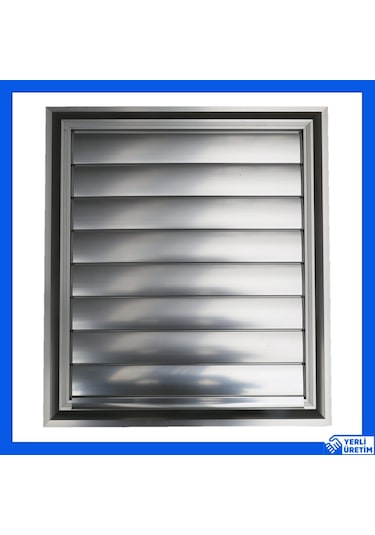 Banyo Havalandırma Parlak Krom Alüminyum Telli Menfez, Panjur ! (309028900)