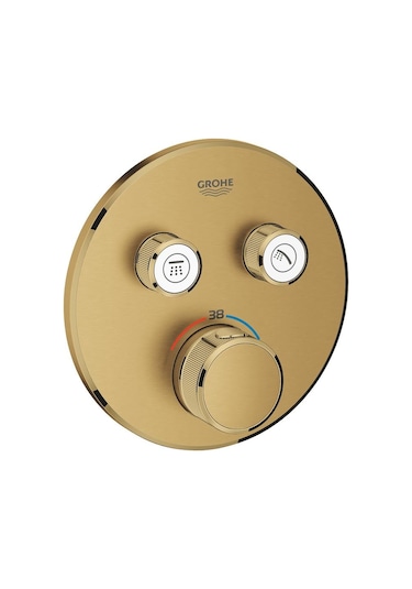 Grohe Grohtherm Smartcontrol Çift Valfli Akış Kontrollü Ankastre Termostatik Duş Bataryası - 29119Gn0