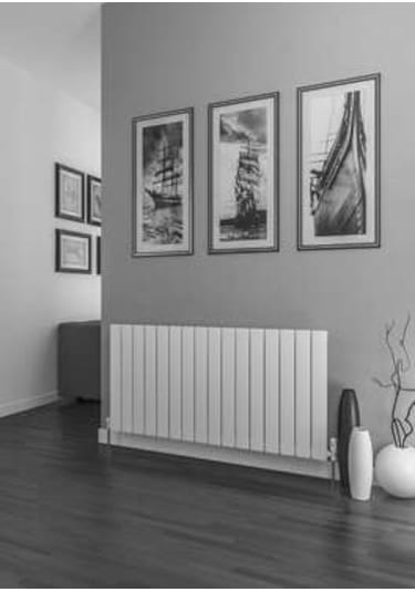 Warma Teos Çelik Radyatör 1195x600 Pütürlü Beyaz Ral 9016