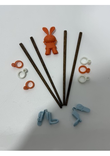 Sushi Chopstick Ve Tutma Aparatı 13 Parça Çok Renkli