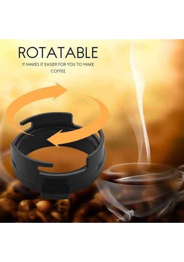 Metabagua Breville 8 Serisi Için 54mm Kahve Tozu Alma Dozaj Halkası, Siyah Zzn4pz Siyah