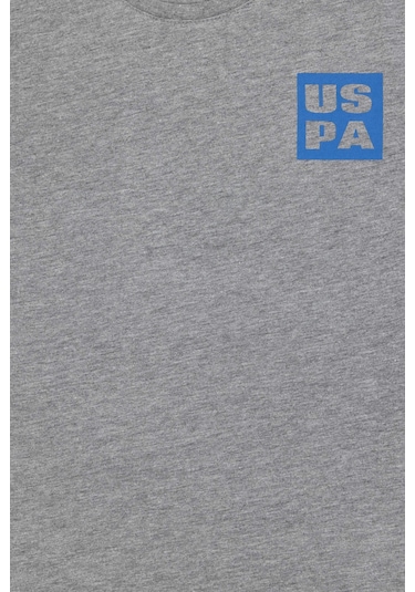 U.s. Polo Assn. Erkek Çocuk Gri Melanj Tişört Basic 50295447-vr086 Gri Melanj