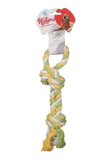Natura PTH-004 30 CM Düğüm Çekme Halat Köpek Oyuncağı