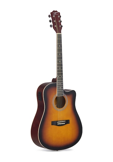 Zoppran Aczp150Sb Sunburst Elektro Akustik Gitar