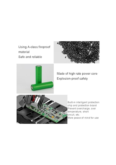 Cbtx V7 Serisi Pil İçin 21.6v Elektrikli Süpürge Aksesuarları Süpürme Makinesi Pil Yedek Gücü, Kapasite: 2200mah