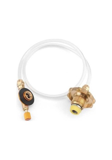 Bloomnest Yenileme Vanası Tankı Propane Ocak Kamp Gümüş Gaz Bağlantısı Adaptörü Sc Gümüş, Kamp Çadırı Uygun Gümüş