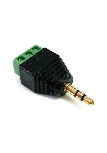 Electroon 3.5Mm Klemensli Stereo Jak Fiş - 1Adet