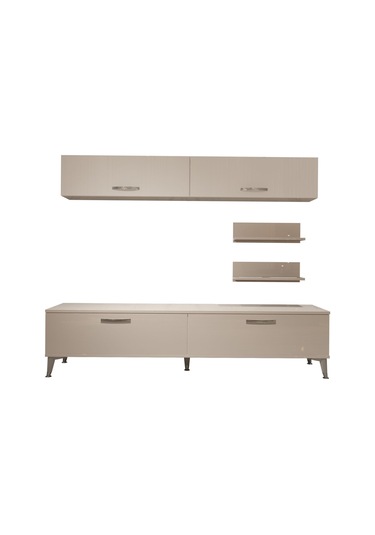 Decoraktiv Eko 5 Slm Std Silver Tv Ünitesi Tv Sehpası Beyaz