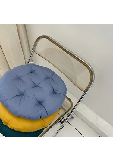 Trendooze Morandi Renkli Basit Yuvarlak Minder, Kahverengi Kahve Rengi Kahve Rengi