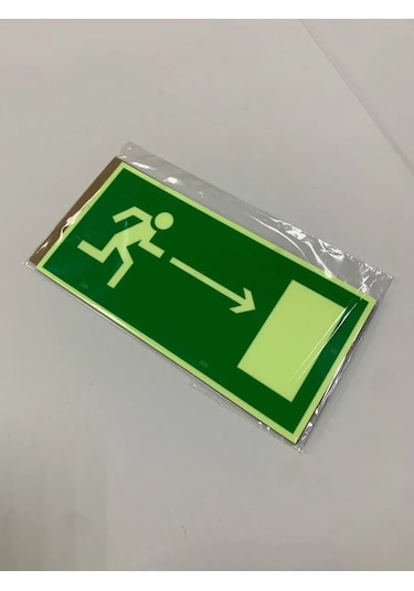 Zelenyj Perec Fotolüminesan Yangın Güvenliği İşareti E03 226516749