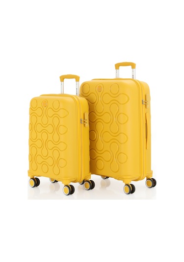 Mçs Polipropilen 2li Valiz Seti Orta & Kabin V376 S23sy1000049-set 00012 Sarı