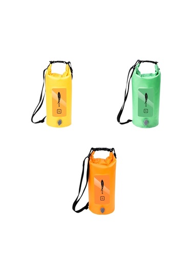 Sones Afıshtour Fw2061 5l Su Geçirmez Sürüklenen Akış Çantası Katlanır Depolama Kovası Paketi Yeşil