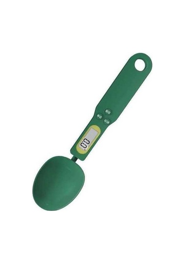 Dancemonkey Yüksek Hassasiyetli Usb Elektronik Terazi Kaşık, Mutfak İçin Yeşil Çok Renkli