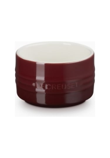 Le Creuset Seramik Ramekin, Istiflenebilir Lüks Sunum Kase Bordo