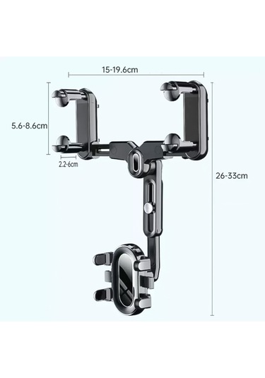 Sones Geçmeli Dikiz Aynası Araç Telefonu Tutucu Araç İçi Navigasyon Braketi