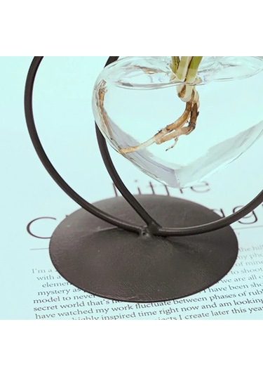 Yunboo Altın Renkli Kedi Figürlü Demir Ve Cam Suluk, Su Bitkileri İçin Ev Dekorasyonu, Norveç Stili Vazo