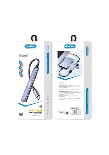 Go Des GD-UC702S Veri Aktarım Çoğaltıcı Hub
