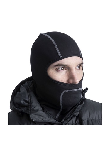 Trespass Moulder - Adults Balaclava Unisex Siyah Kar Maskesi Blk Siyah