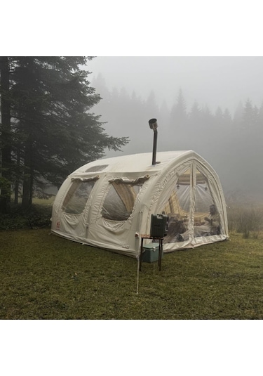 Shufa Glamping Tekne Şekilli Çadır 400x350x220 Cm Çok Renkli
