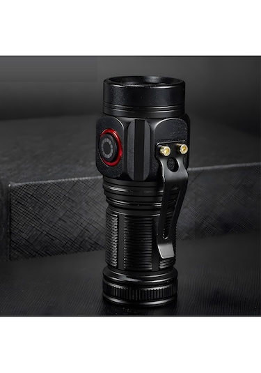 Cevval Ld14 15w Metal Gövdeli 5 Modlu Şarjlı Mini El Cep Feneri Siyah