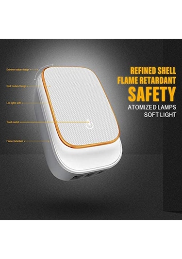 Ldnıo A3305 3.4a 3 Usb Arayüzleri Seyahat Şarj Cihazı Cep Telefonu Şarj Cihazı, 8 Pinli Veri Kablosu İle Dokunmatik Led Gece Işığı Destek, Ab Fişi Diğer