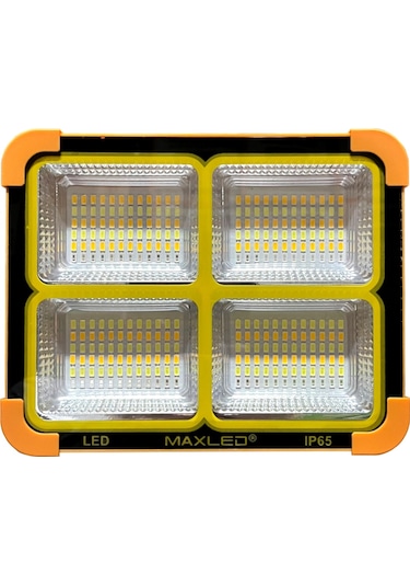 Maxled Mx-9020 200w Taşınabilir Şarjlı Solar Led Projektör 3 Renk