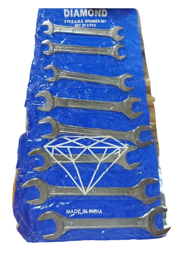 Diamond 8'li Açık Ağız Anahar Takımı Sarma Taşıyıcılı Kaliteli