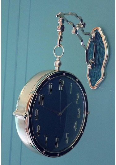 Kenpazar Duvara Asmalı İstasyon Saati Alk1593 Dekoratif Hediyelik çok Renkli