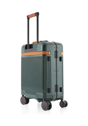 Orta Boy Tsa Kilitli Ve 360 Dönebilen Tekerlekli Seyahat Valizi - Yeşil Yeşil