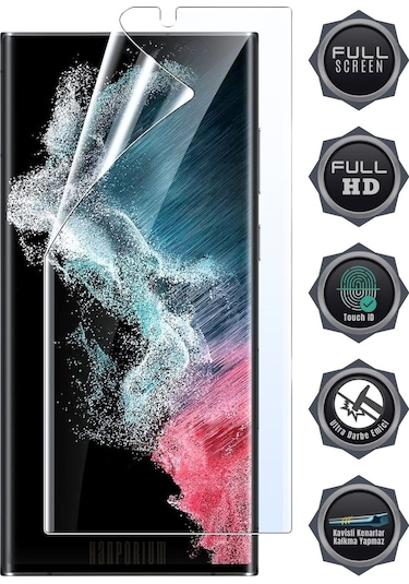 Xiaomi 14 Pro Kavisli Ekran Koruyucu Esnek Nano Hydrogel Film - Extra Darbe Koruma -Tam Kaplar