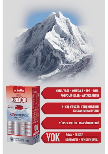 Active Plus Akrill Krill Oil 30 Softjel