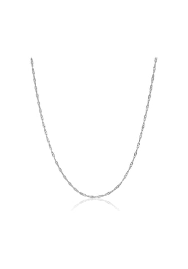 Zanaatsilver 925 ayar Gümüş Singapur Model Zincir