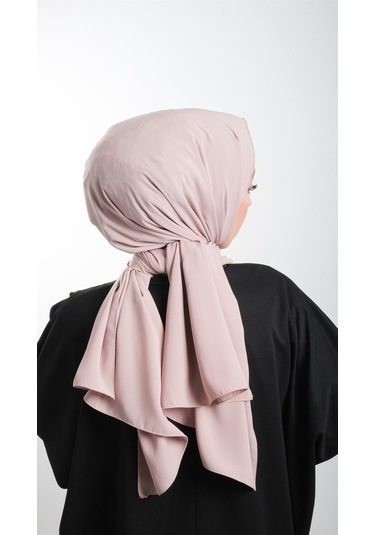Ten Düz Klasik Şal Medine Ipeği Sade 202103_45 Ten