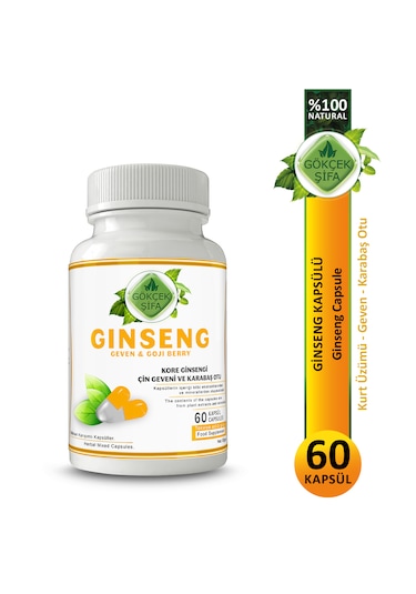 Gökçek Şifa Ginseng 1000 MG 60 Kapsül