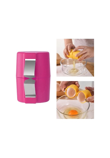 Suntek Magideal Yumurta Kraker Aracı Mutfak Alet Pişirme Pembe