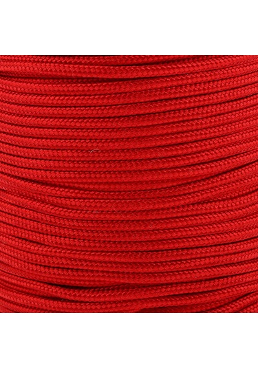 Dolıty 2mm 50 M Paracord Paraşüt Halat Kordon Açık Kamp Kırmızı