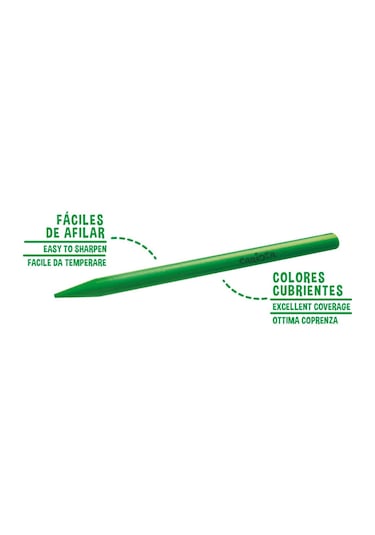 Carioca Plastello SuperResistente Pastel Boya 12'li