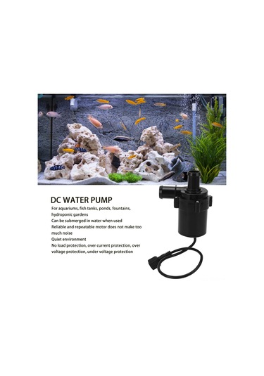 Springsun 12v 47w Su Altı Pompa, 10m Yükseklik 36l/dakika Akış, Su Aquaryum/ağaç Bakı İçin, Sesiz Abs, Aşırı Akım Koruma Ip68