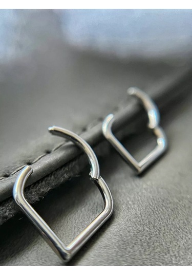 Hok's Love Bu Halka Akıllı Tıkırtı Dolaşma Septum Burun Kulak Piercingi. 190186172 Gri