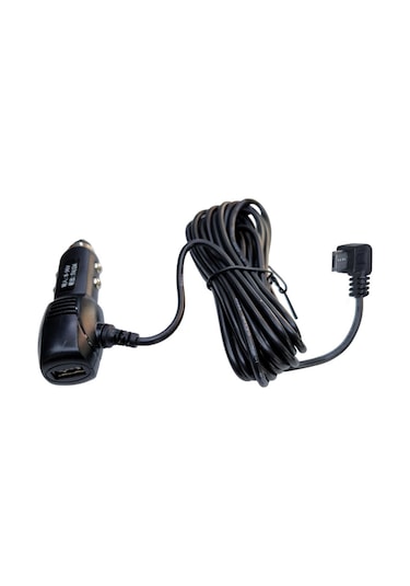 Mikro Usb L Tipi 90 Derece Navigasyon Kamera İçin Araç Şarj Adaptörü 1port Usb