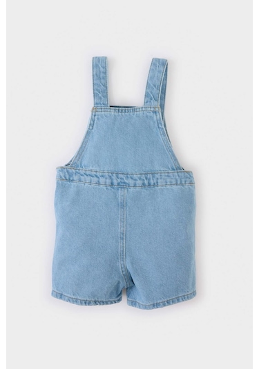 Defacto Erkek Bebek Kısa Salopet Jean Tulum Z5209a225smnm28 Mavi
