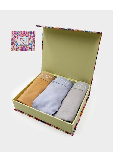 Gost Liria Cool Pastel Kadın Slip 3 Lü Paket - Çok Renkli Çok Renkli