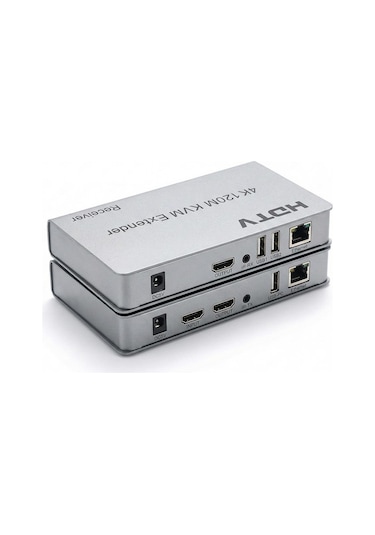 Enkado Ekd-he120kvm 4k 120 Metre Hdmı Usb Kvm Extender Görüntü Aktarıcı