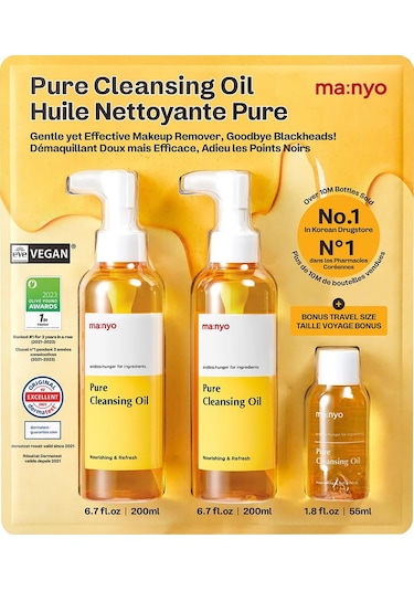 Manyo Pure Cleansing Oil Cilt Temizleyici Yağ Set