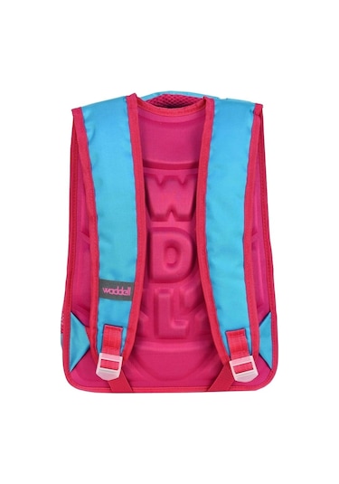 Waddell Turkuaz Kelebek Desenli İlkokul Sırt ve Beslenme Çantası