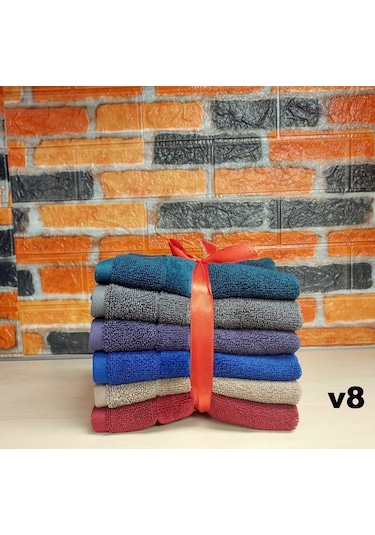 Özdilek Svv Border -6 Lı- Kalın & Yumuşak Mutfak Havlusu 33x33 - V8 Antrasit