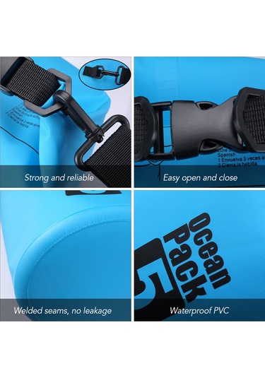 Konesam Pvc Su Geçirmez 15l Kurutma Çantası - Su, Kum Ve Toz Koruma - Nehir Turizmi, Kayık, Rafting İçin