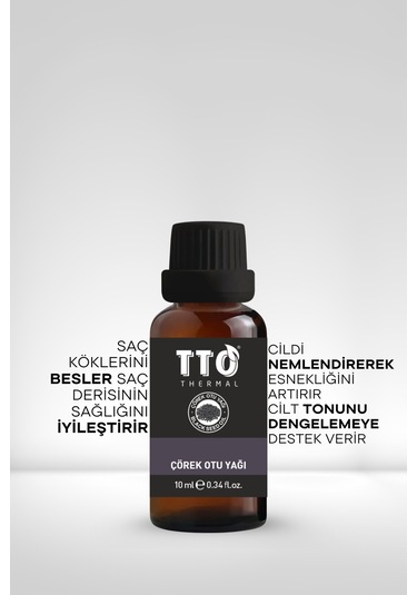 Tto Thermal Çörek Otu Yağı 10 Ml – Antioksidan & Cilt Bakım Yağı