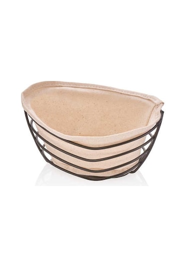 Narin Siyah Telli Oval Ekmeklik A60052 1 Adet Siyah